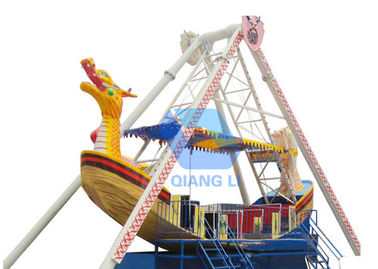 ประเทศจีน สถานที่น่าสนใจสวนสนุกนั่งเรือโจรสลัด 24 ที่นั่งเด็กเกมสีที่กำหนดเอง โรงงาน