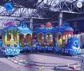 Carnival Train Ride รุ่นโบราณที่น่าสนใจ Track Kiddie Train สำหรับสวนสนุก ผู้ผลิต