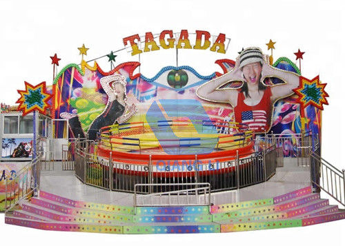 Fun Carnival Theme Park Rides ดิสโก้ทากาดาเครื่องเล่นแผ่นเสียง Funfair Rides On Trailer ผู้ผลิต